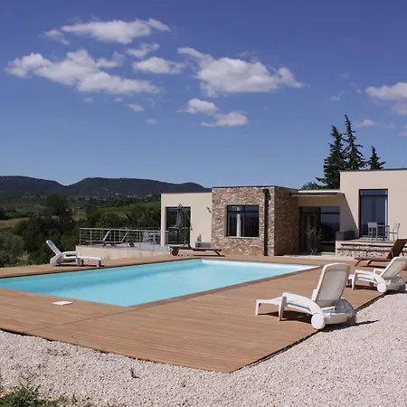 Maison Contemporaine Piscine Avec Vue Panoramique * Vagnas